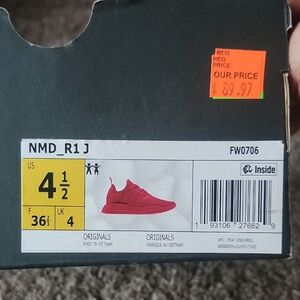 Adidas NMD_R1 J Bold Red Shoes